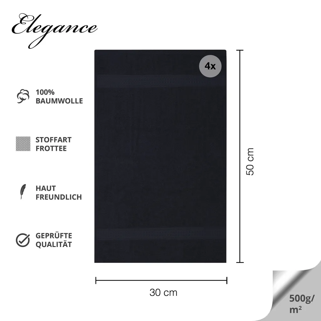 

Полотенца CLASS HOME COLLECTION, черный