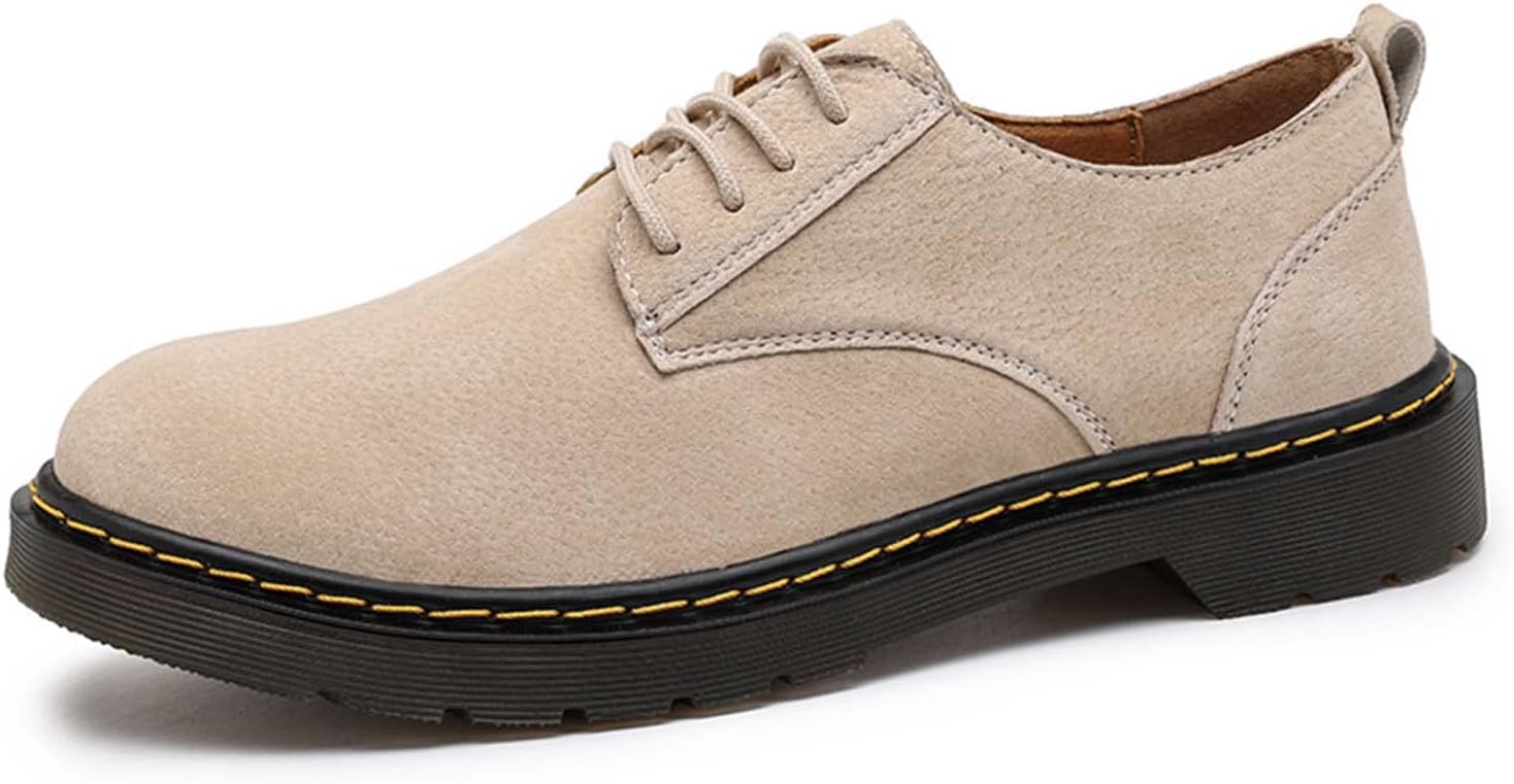 

Мужские классические ультрагородские оксфорды Eliogn из замши, кожаные модные повседневные туфли, противоскользящие TPR, модель Cargo, Sand Color