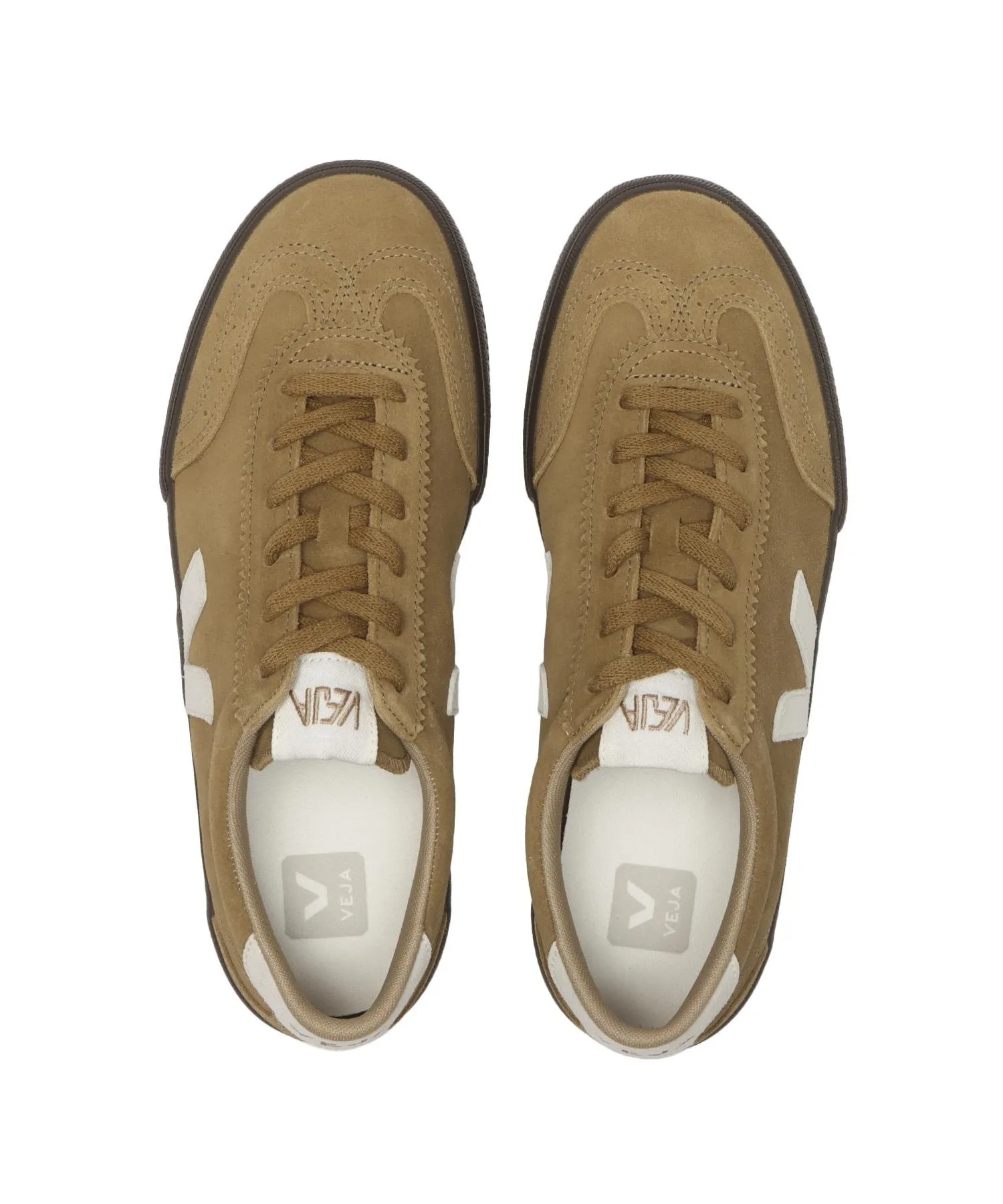 Унисекс кеды из натуральной кожи VOLLEY VO0303724 VEJA коричневые — фото 4