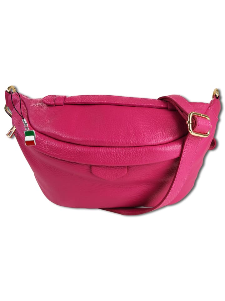 

Наплечная сумка Florence Gürteltasche Leder pink ca. 30cm, Розовый, Наплечная сумка Florence Gürteltasche Leder pink ca. 30cm