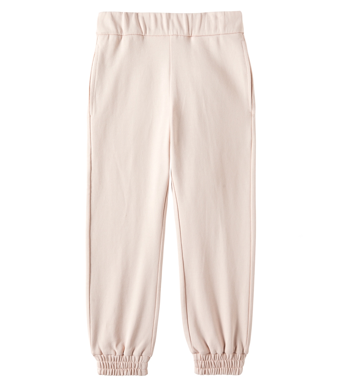 

Хлопковые флисовые спортивные штаны Moncler Enfant, Light Pink