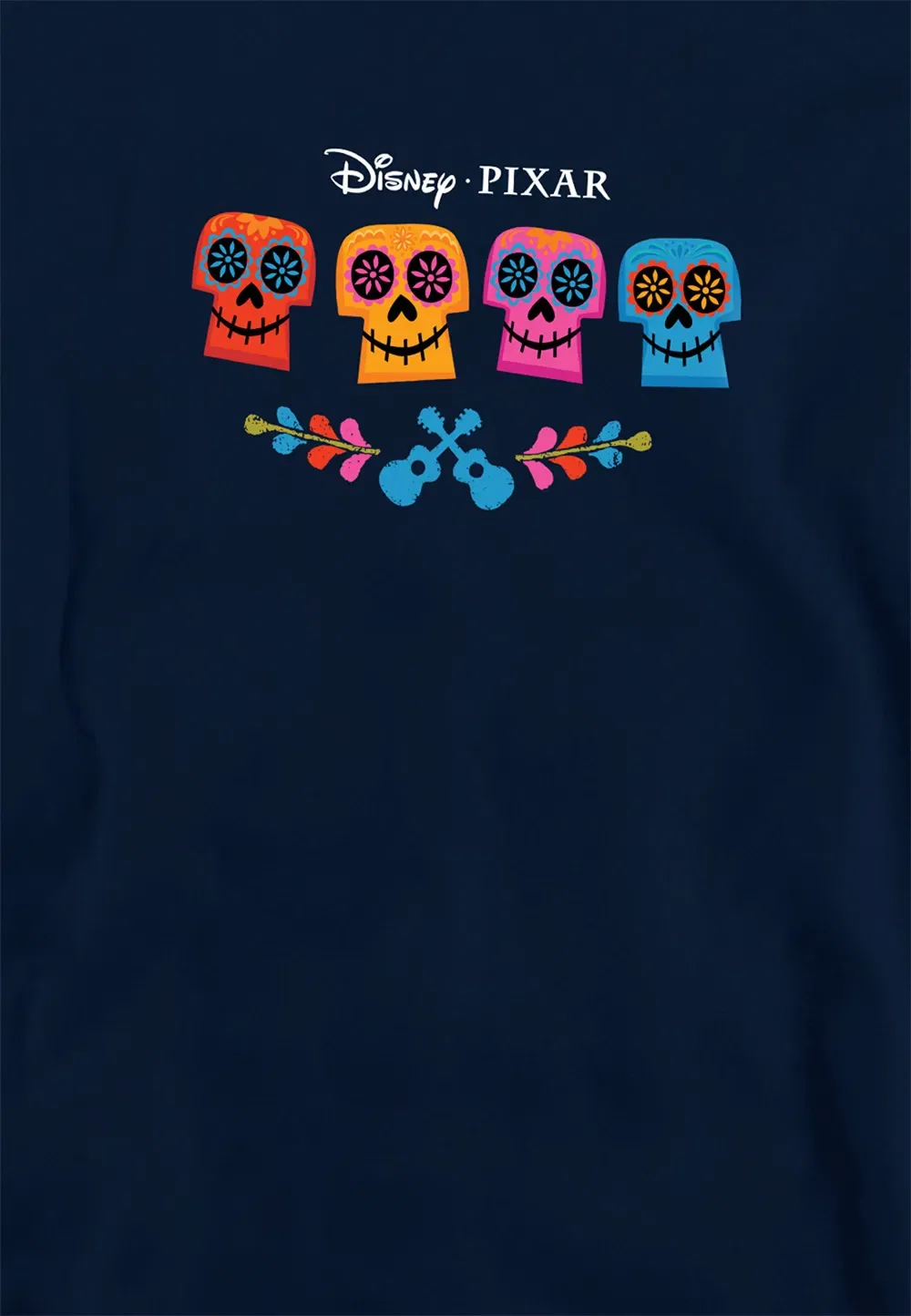 Детский худи Coco Full Color Logo темно-синий Disney, темно-синий — фото 2