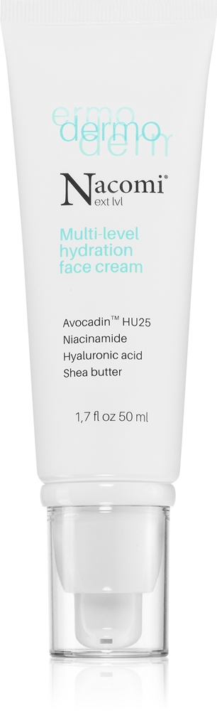 

Дермоувлажняющий крем для лица нового уровня Nacomi, 50 мл
