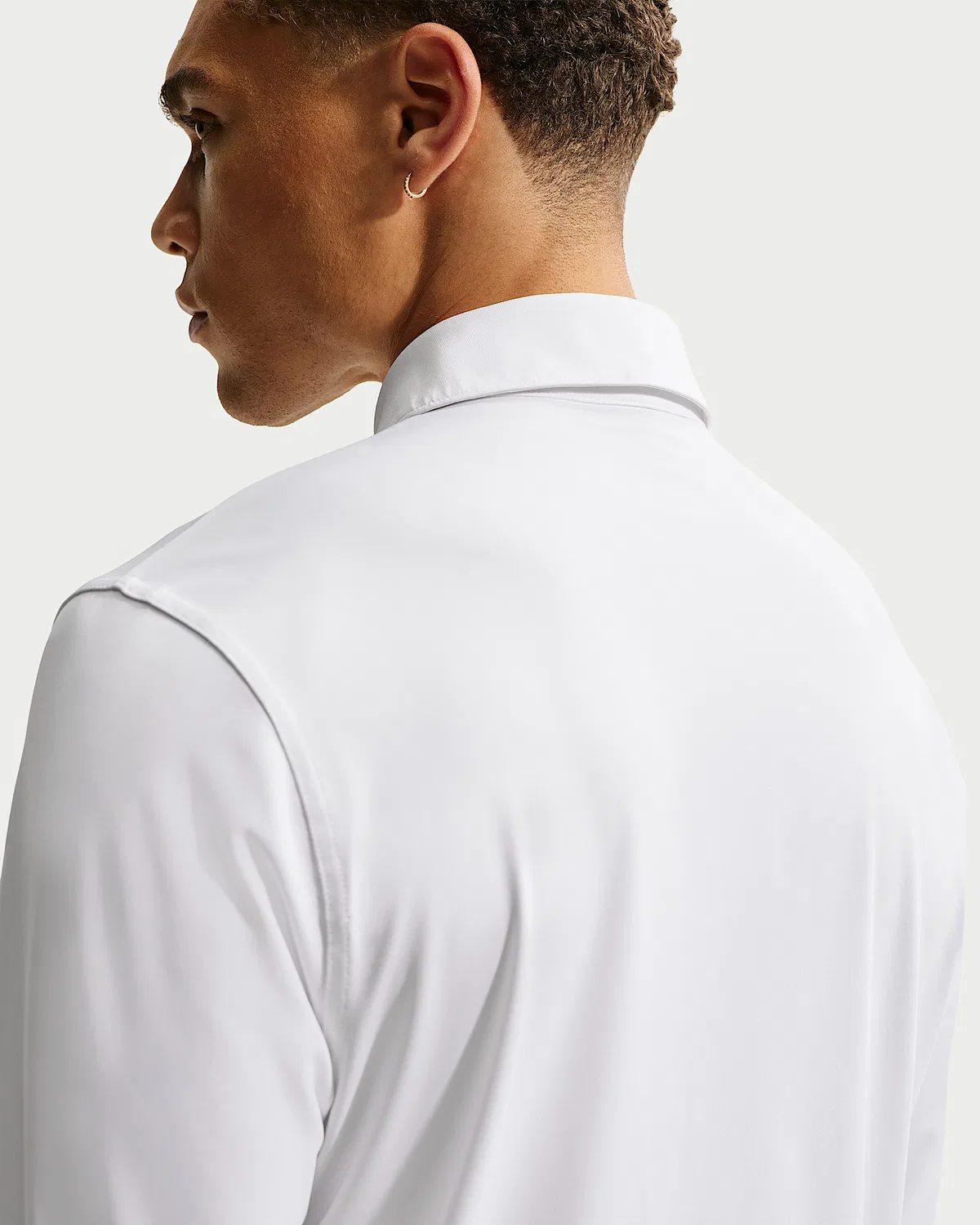 Мужская длиннорукавка Dri-FIT с логотипом на груди Nike Velocity, White/Black — фото 2