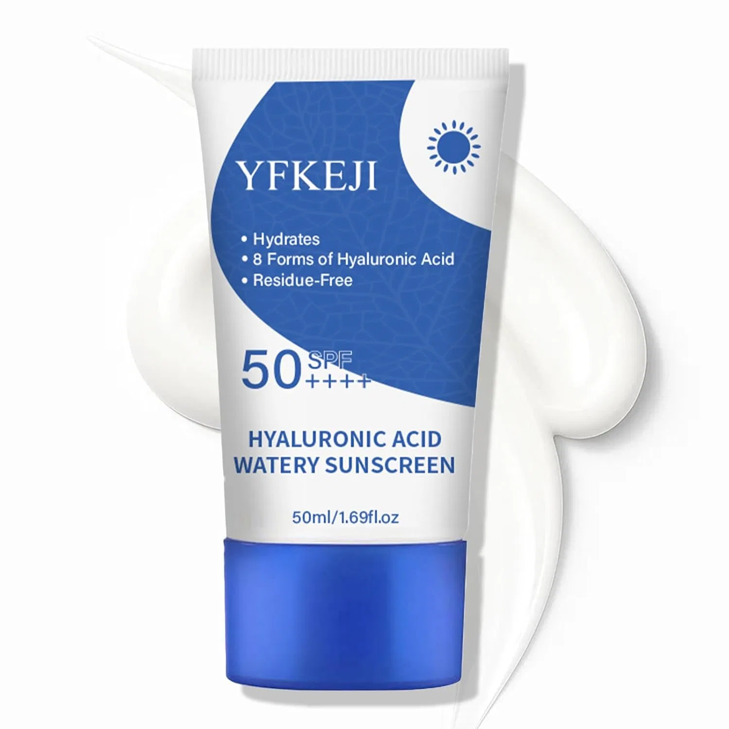 Солнцезащитный крем для лица SPF 50+ Yfkeji