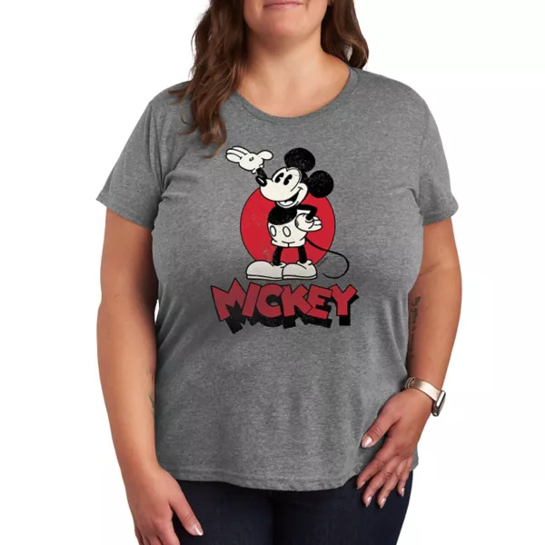 

Футболка с принтом Микки Маус и наследием Disney Disney, серый