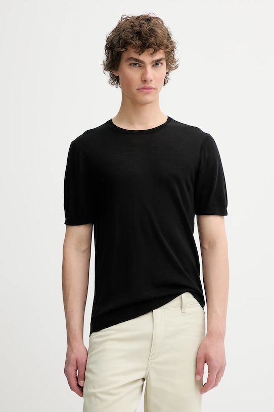 

Футболка из шерсти Rag & Bone, черный