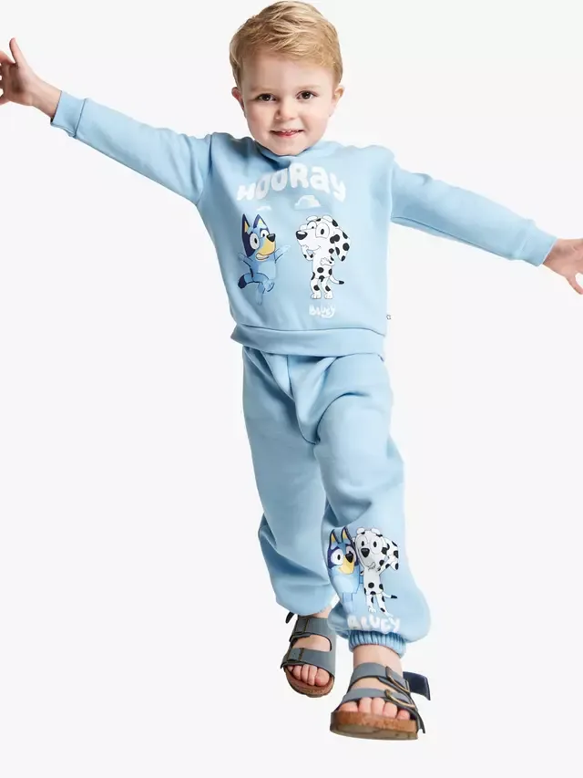 Детский комплект Brand Thread: толстовка и спортивные штаны Bluey, синий Brand Threads