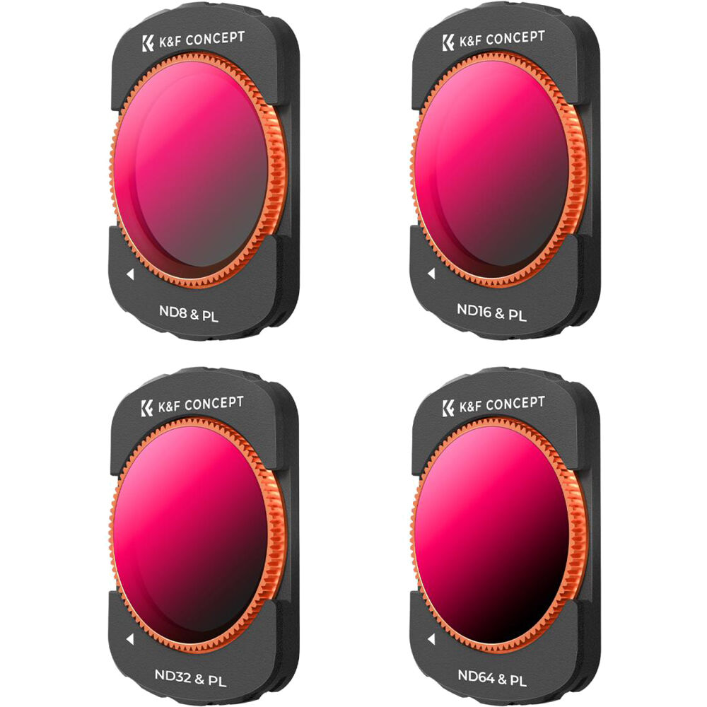 

Фильтр для экшн-камер K&F Concept Nano-X Series ND/PL Filter Kit for DJI Osmo SKU.2092