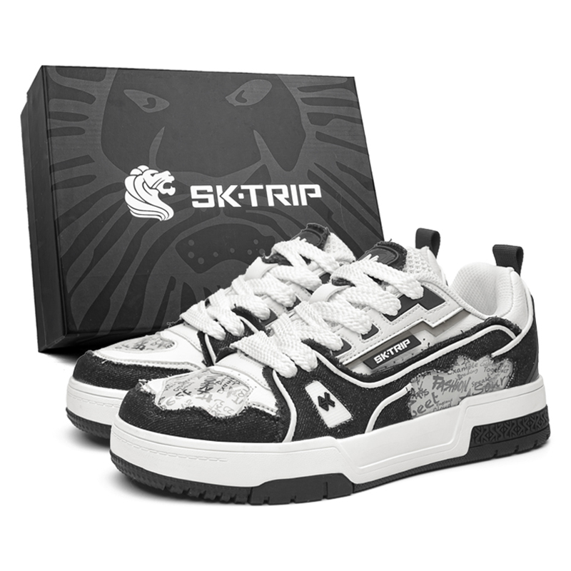 

SK.TRIP Низкие скейтерские кроссовки унисекс Panda Black, цвет Panda Black