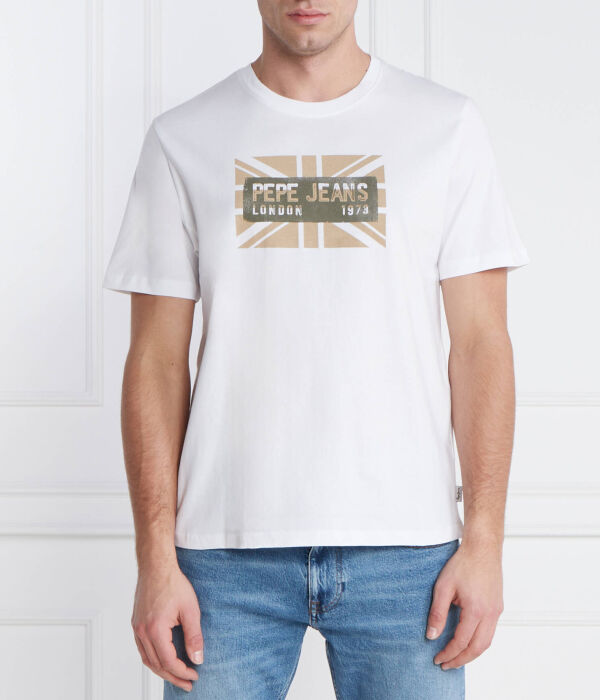 

Футболка Pepe Jeans London Credick Regular Fit, белый