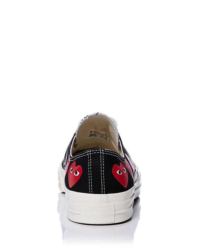 Comme Des Garcons Мужские кроссовки на шнуровке с низким верхом Comme Des Garcons PLAY, черный — фото 3
