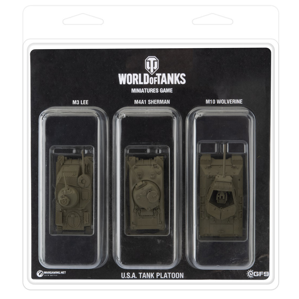 

Миниатюра Gale Force 9 World of Tanks: American - Tank Platoon (M3 Lee, M4A1 75mm Sherman, M10 Wolverine)