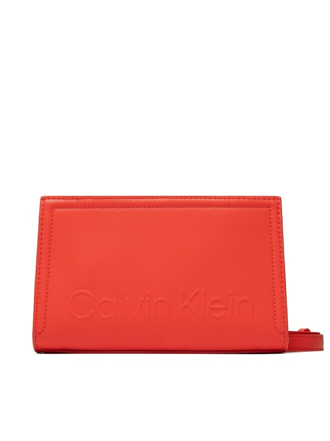

Наплечная сумка Calvin Klein Minimal Hardware Crossbody K60K609846, коралловый