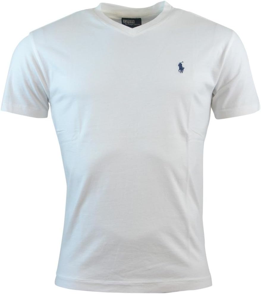 

Футболка POLO RALPH LAUREN Classic Fit с V-образным вырезом, Bright White