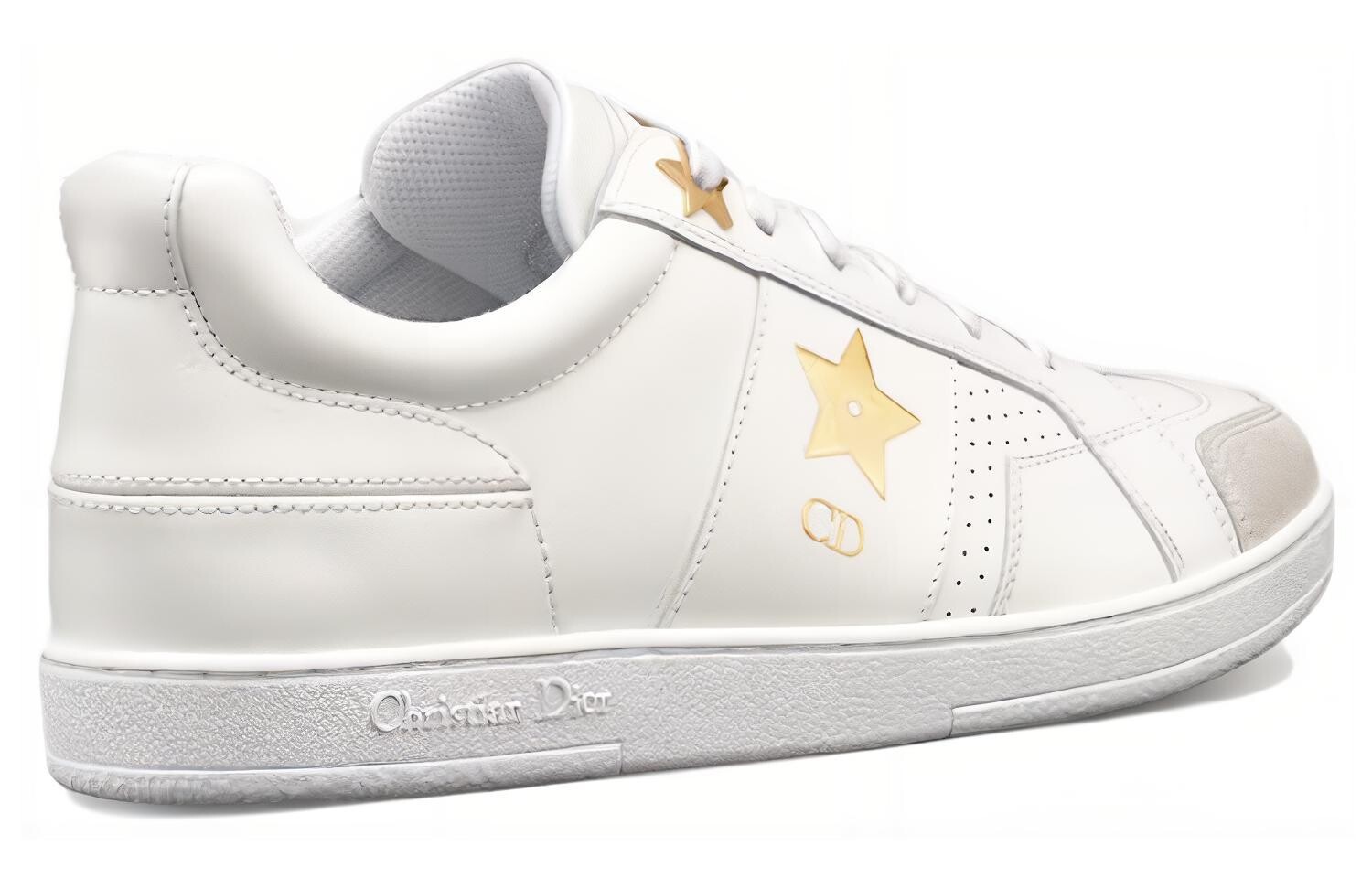 Кроссовки для скейтбординга Star женские, низкие, белые Dior — фото 3