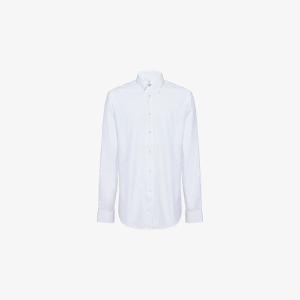 

Повседневная хлопковая рубашка с длинным рукавом Casual-Fit Paul Smith, белый