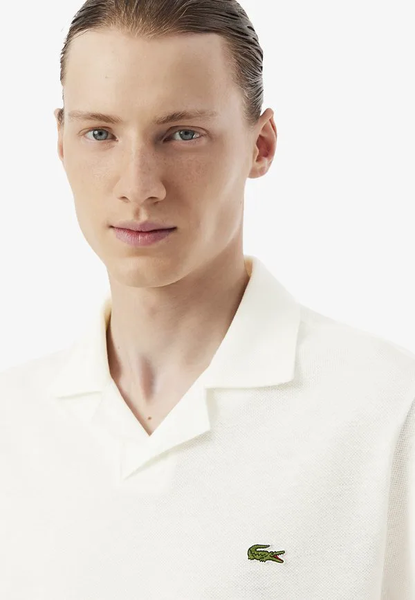 Рубашка поло Lacoste, Blanc-V — фото 4