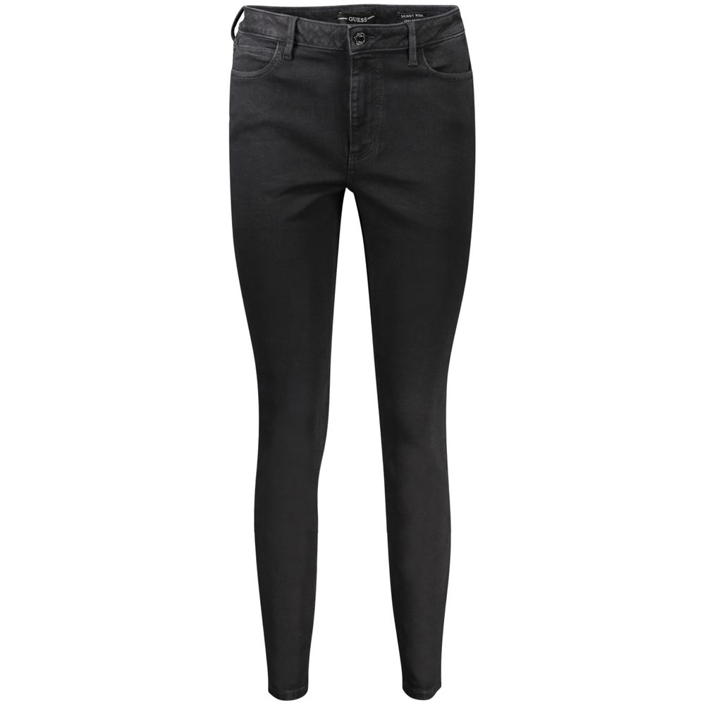 

Черные хлопковые джинсы и брюки Guess Shoes