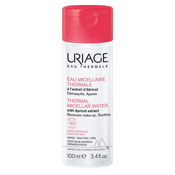 

Снимает макияж и очищает Agua Micelar Uriage, 100 ml