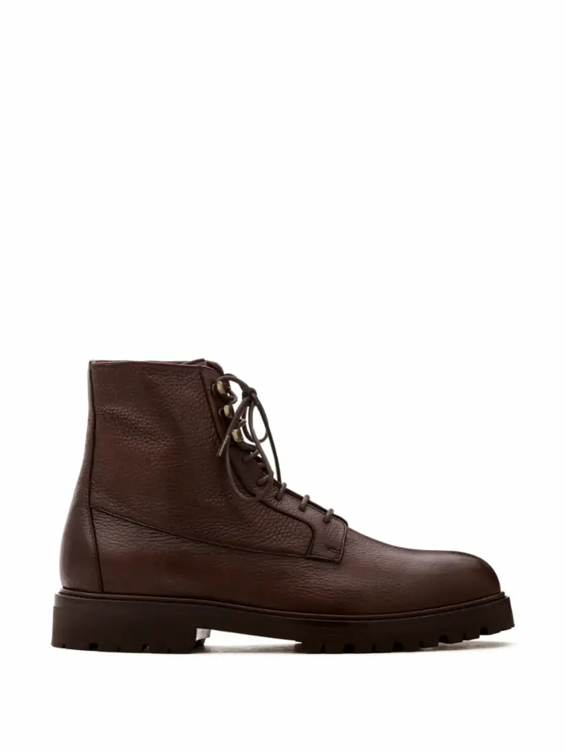 

Кожаные ботинки Brunello Cucinelli, коричневый
