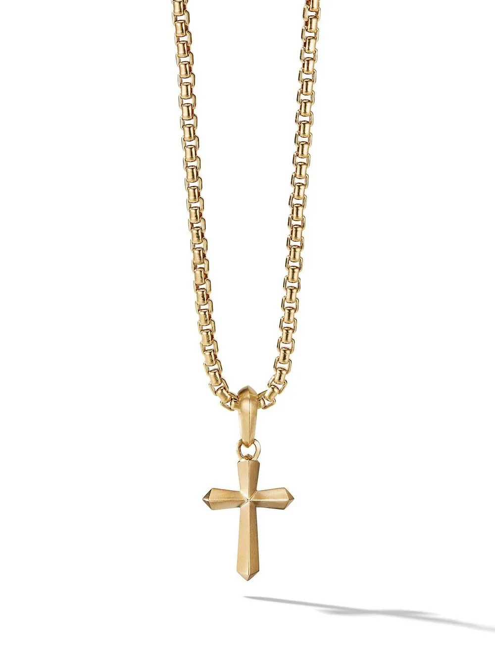 

Подвеска Roman Cross из желтого золота (19 мм) David Yurman, золотой