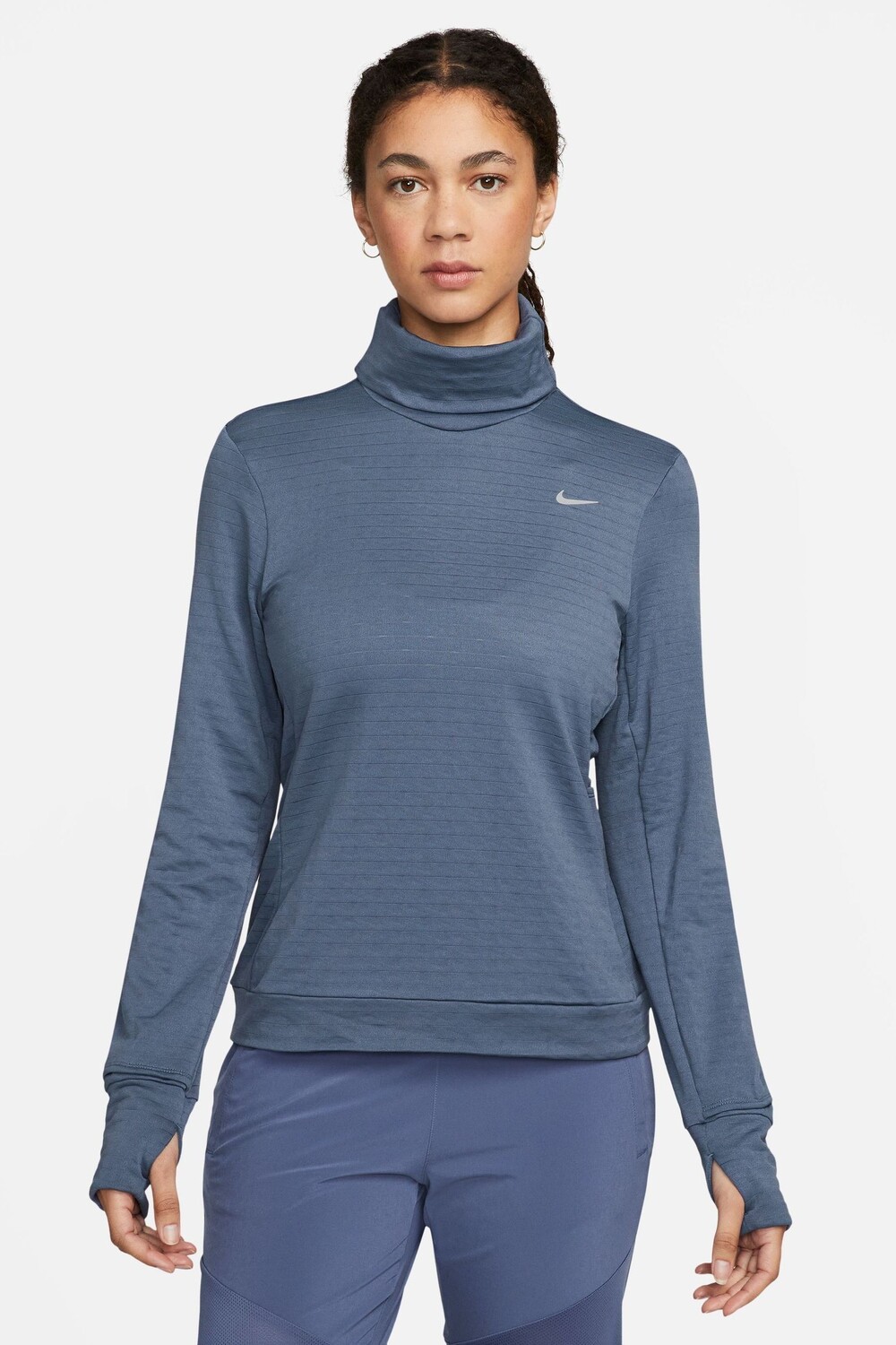 

Водолазка для бега Therma Fit element swift Nike, синий