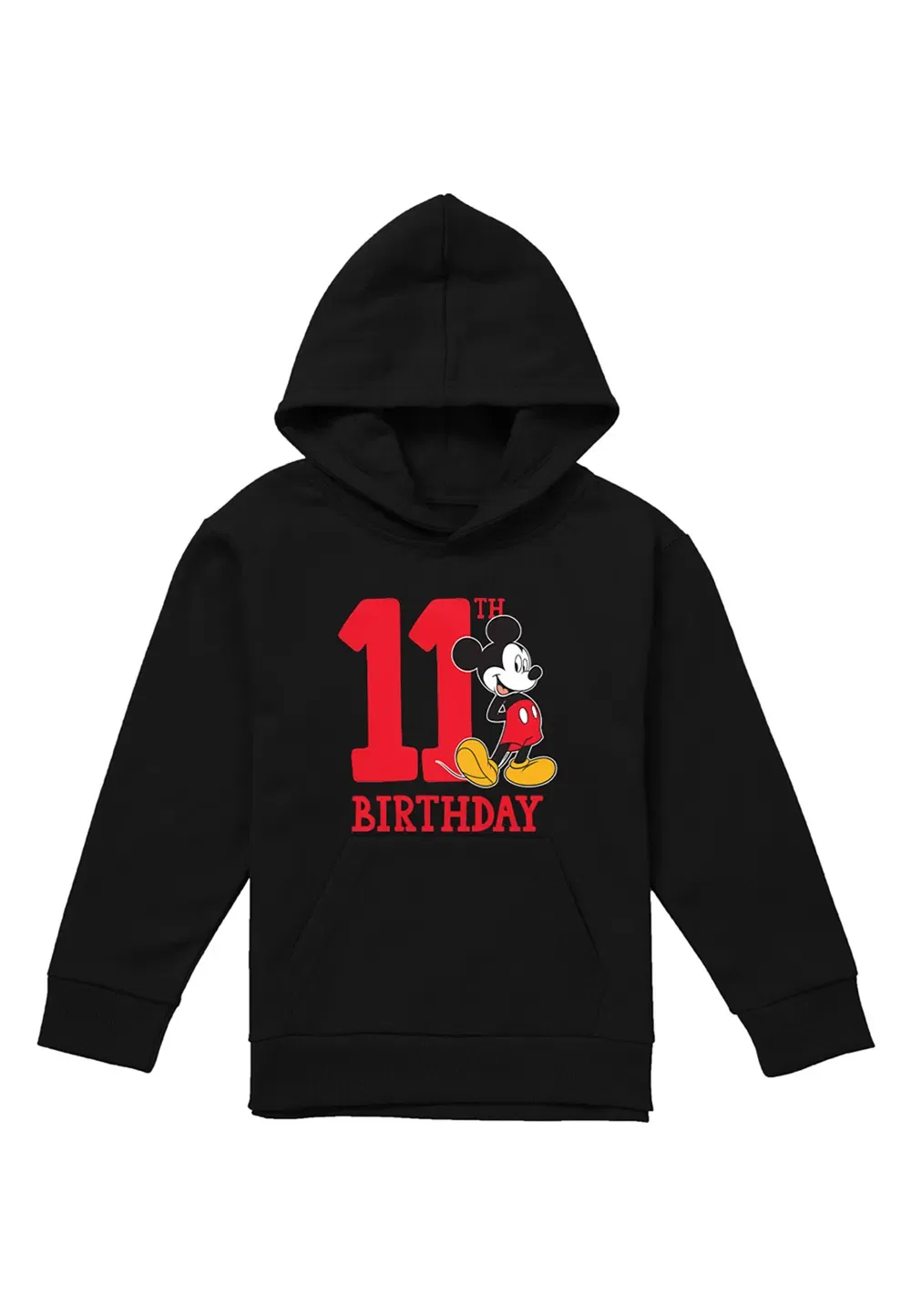Детская худи Mickey Mouse черная Disney, черный