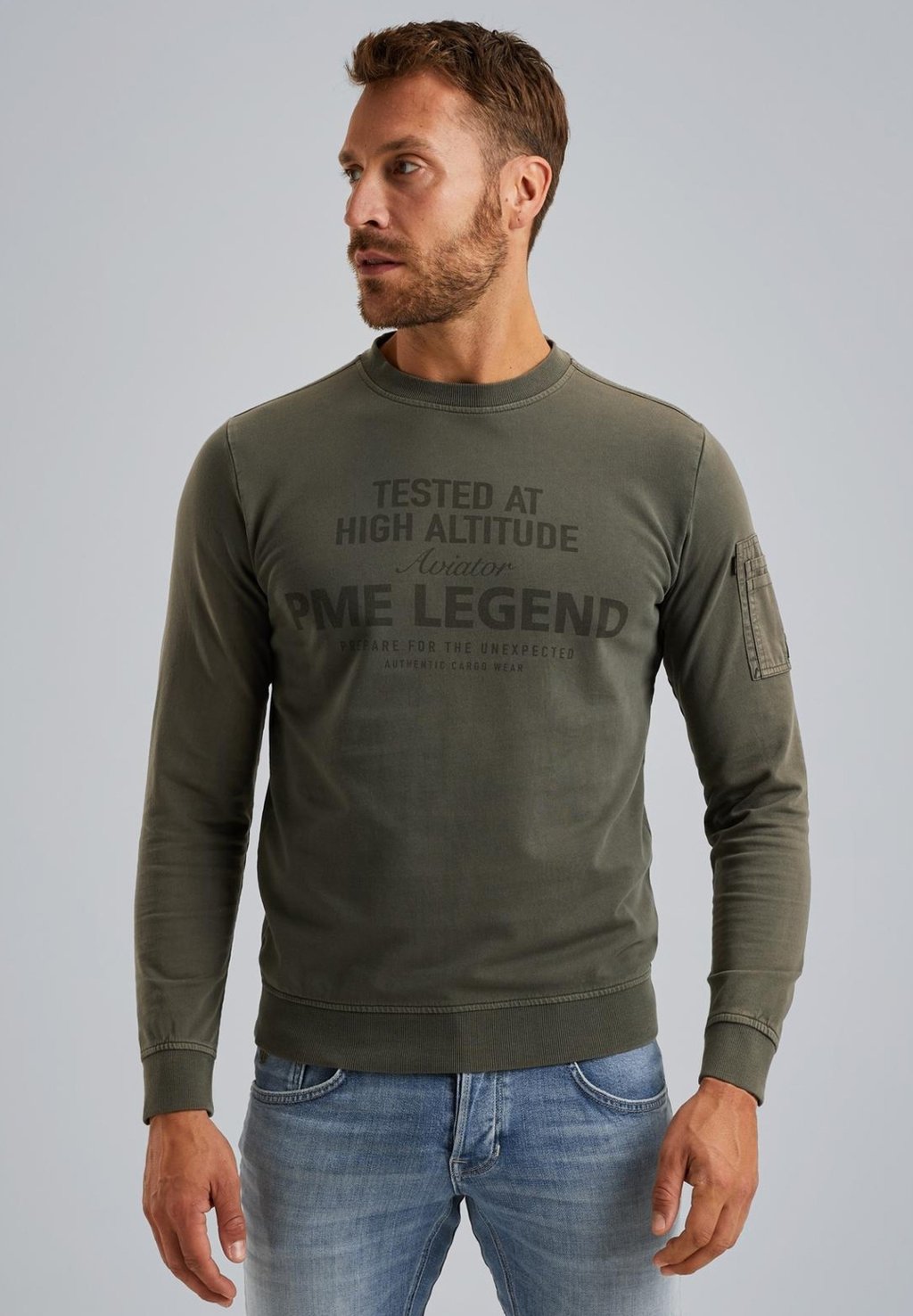 

Толстовка SWEATSHIRT ARTWORK PME Legend, темно-зеленый