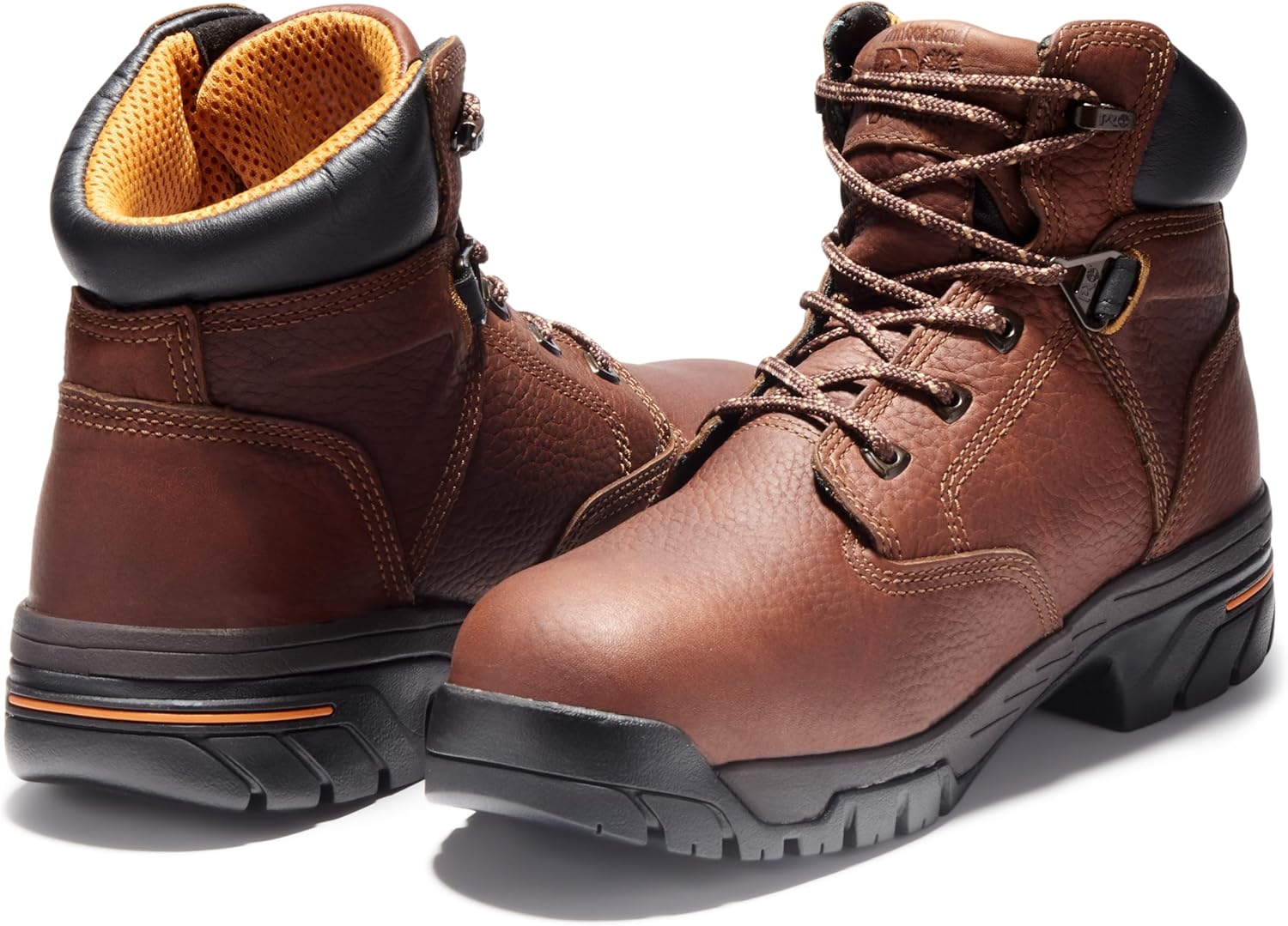 Timberland PRO мужские Helix 6 дюймовые ботинки с защитным носком Alloy и водонепроницаемостью, Brown — фото 3