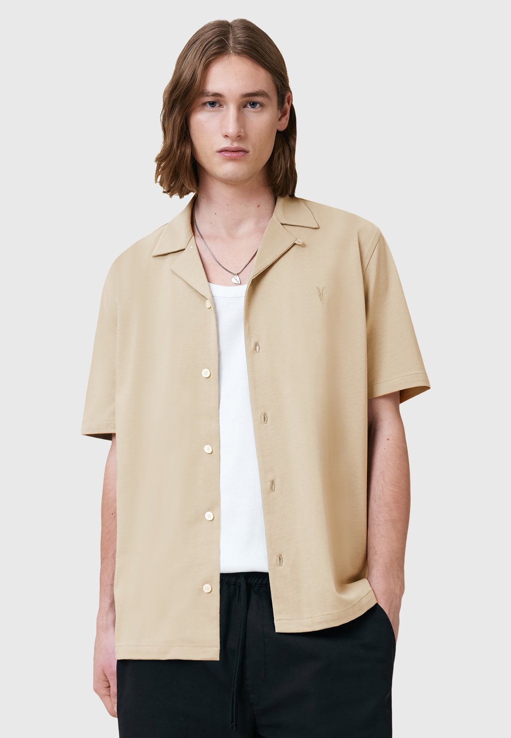 

Рубашка HUDSON AllSaints, коричневый