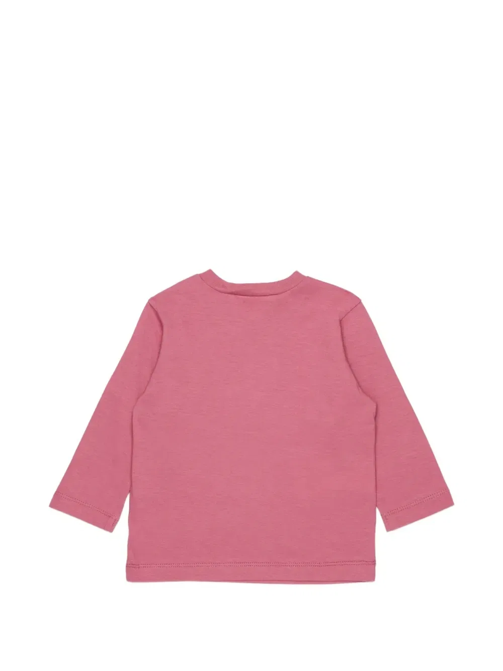 Футболка с длинными рукавами и логотипом Marni Kids, розовый — фото 2