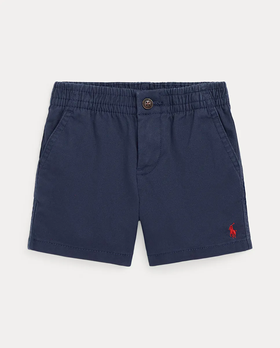 

Хлопковые шорты для мальчика с вышитой лошадью Polo Ralph Lauren, темно-синий