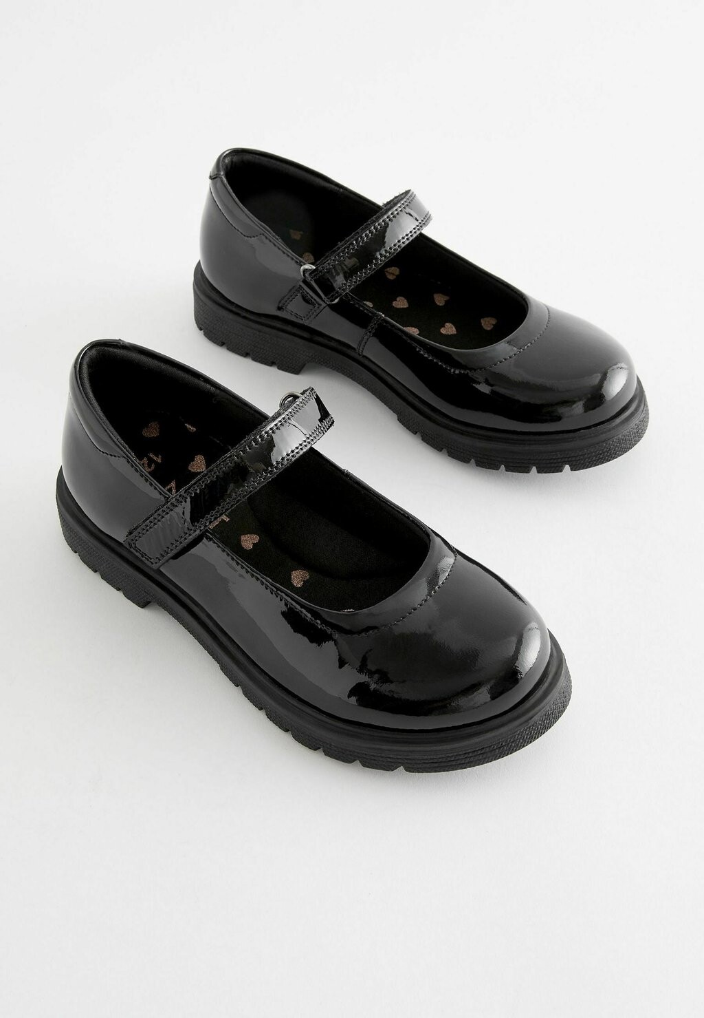 Балетки SCHOOL CHUNKY MARY JANE SHOESFIT (F) Next, цвет black patent — фото 2