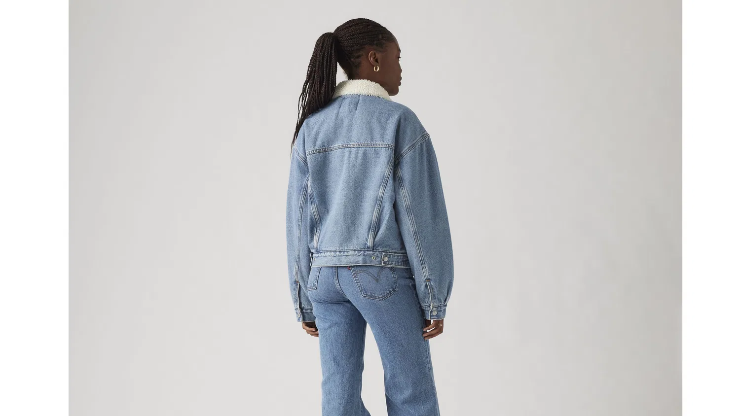 Куртка-тракер Sherpa в стиле 90-х Levi's, Dark Wash — фото 2