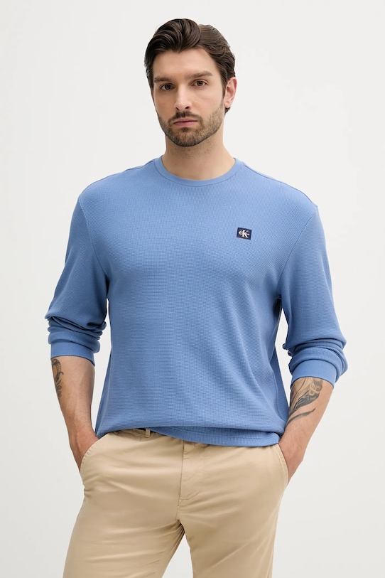 

Лонгслив Calvin Klein Jeans, синий