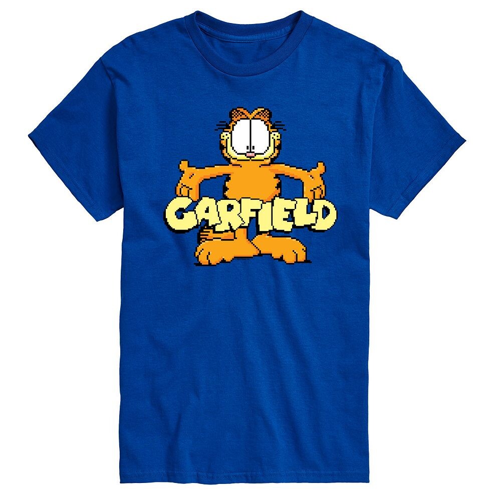 

Мужская футболка с логотипом Garfield Standing и графическим рисунком Licensed Character, синий