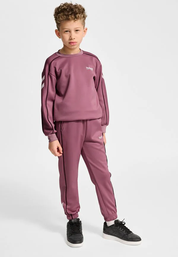 Брюки спортивного костюма jr interlock с регулируемой застежкой Hummel, Wistful Mauve — фото 2