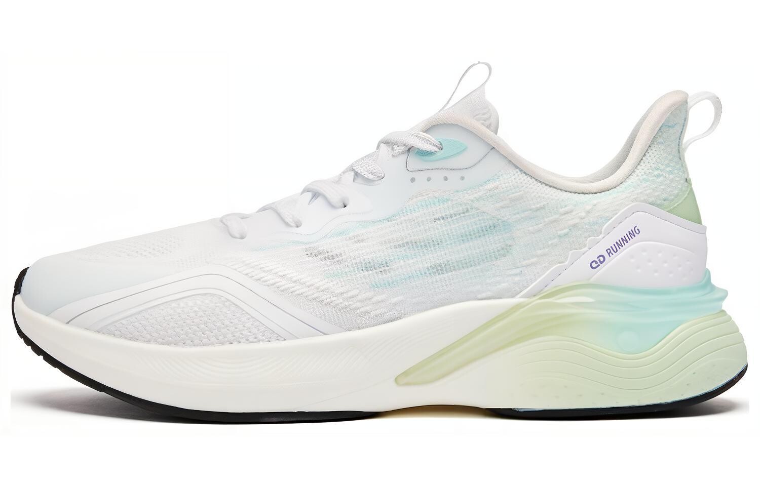 

Кроссовки Boundless 5.0 женские с низким верхом Qiaodan, цвет White / Smart Green