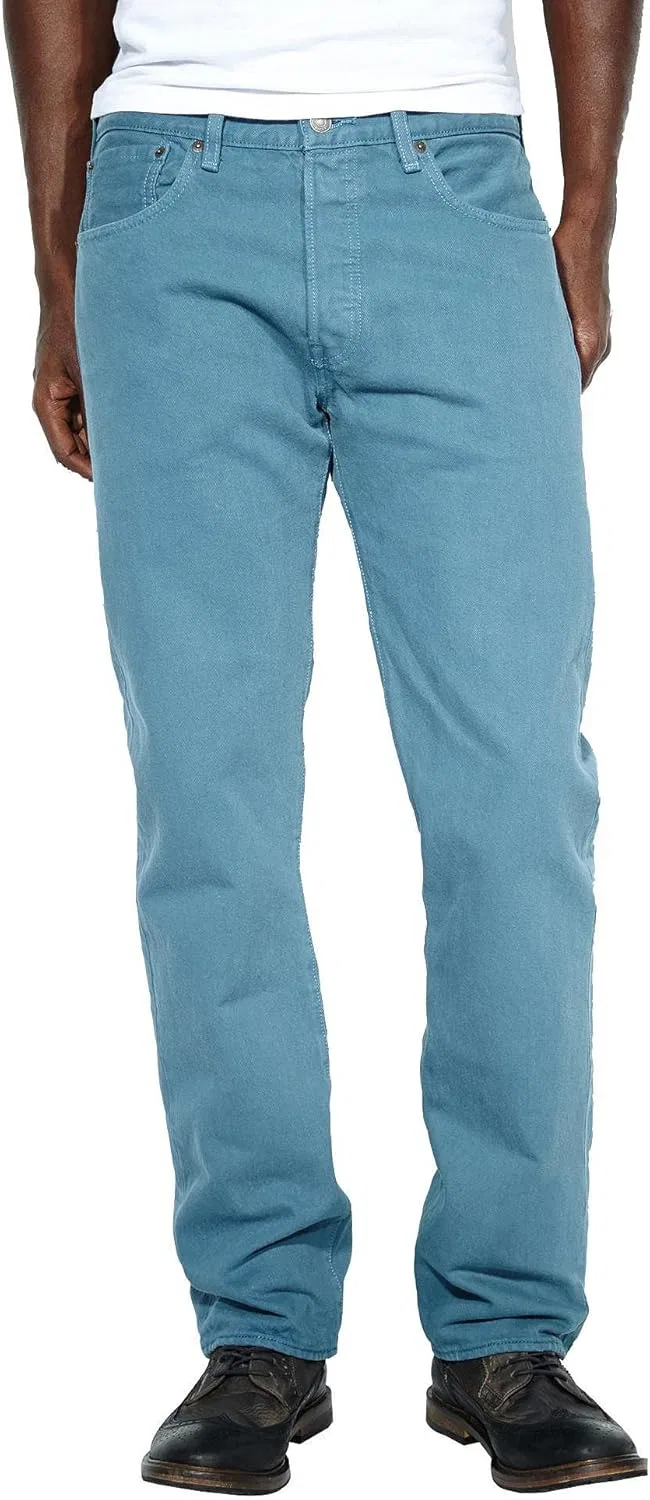 Джинсы Levi's 501 Original Fit, синий, хаки