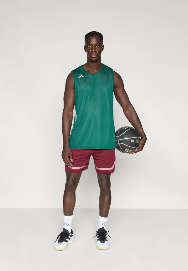 Двусторонняя футболка evryday pro Adidas Performance, Team Dark Green/White — фото 2