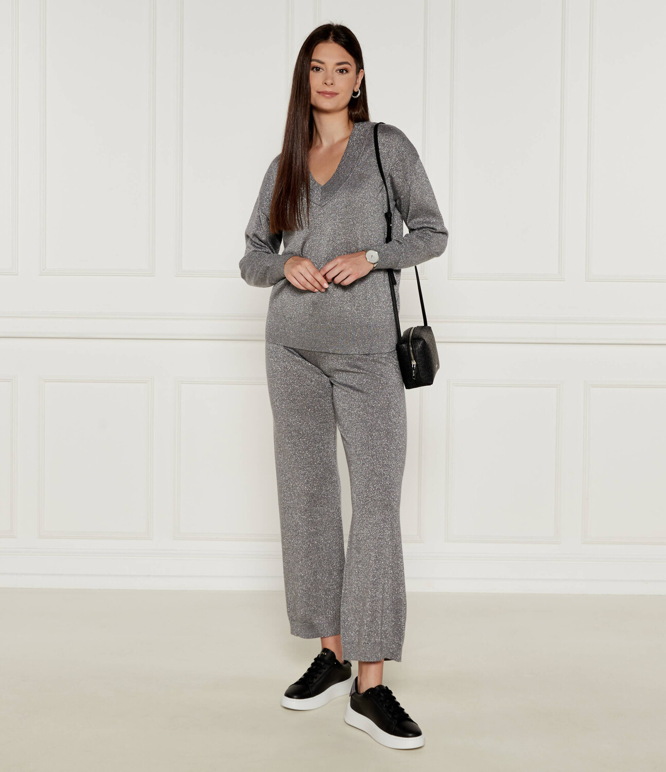 

Свитер из шерсти Joop! Loose fit, серый