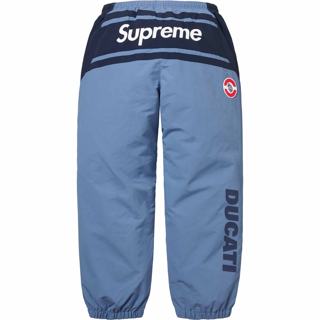 X DUCATI SS24 WEEK16 Track Pant — спортивные брюки унисекс с логотипом и цветным дизайном Supreme, черный — фото 4