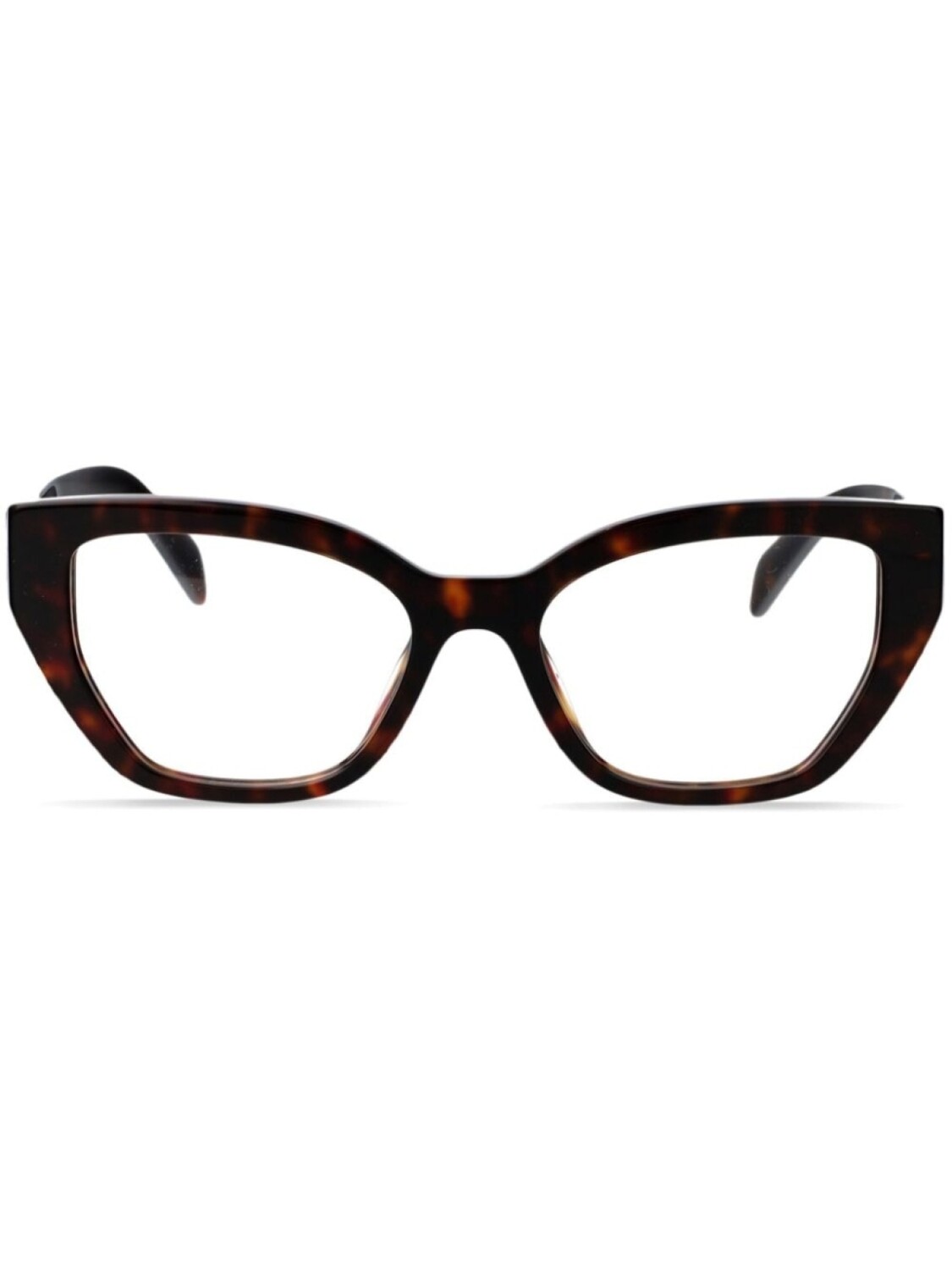 

Очки кошачий глаз Prada Eyewear, коричневый