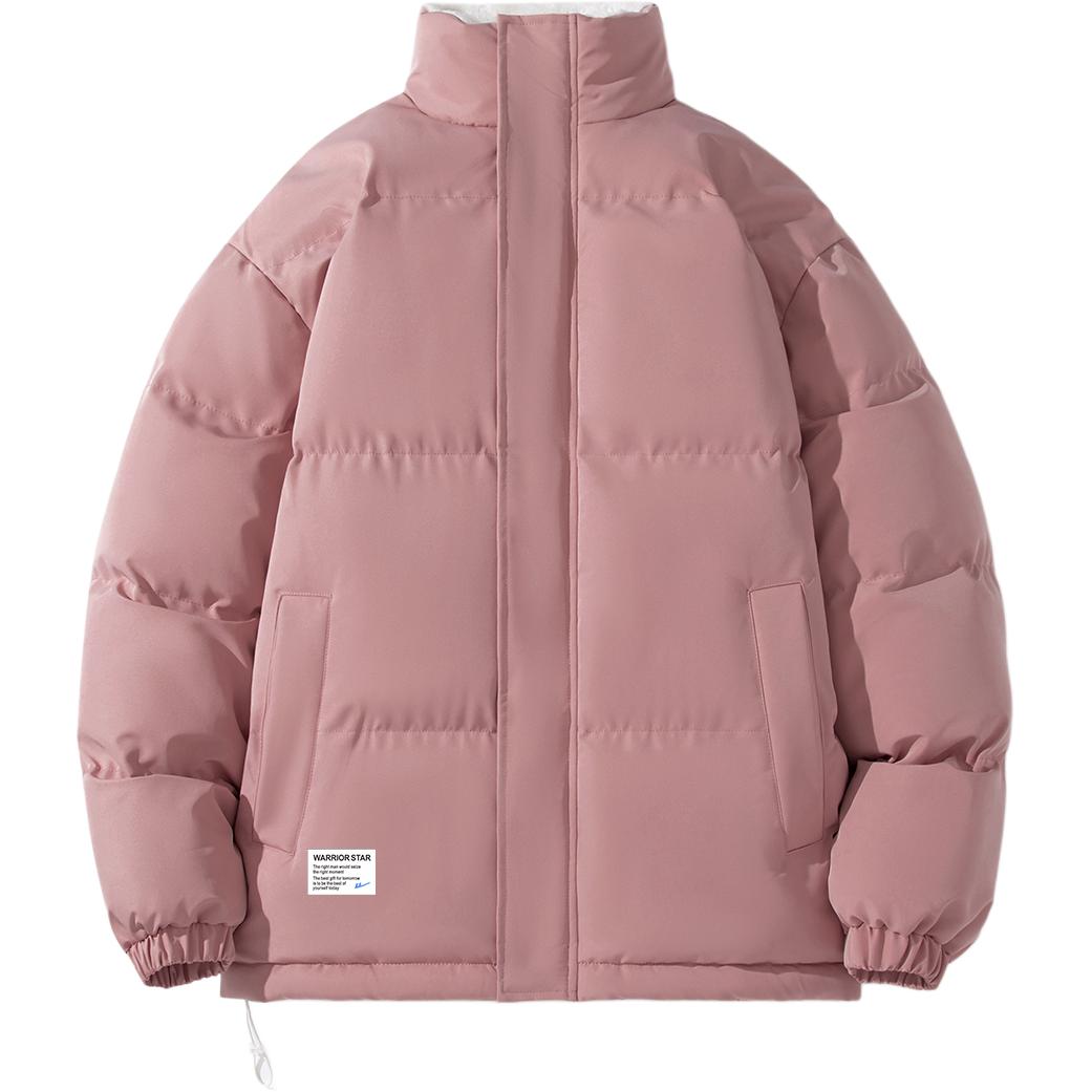 

Пуховик Unisex Stand Collar утепленный стеганый WARRIOR, розовый
