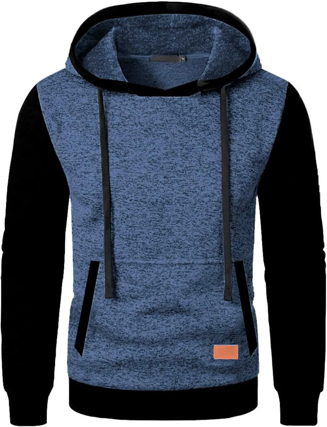 

Мужской худи с пачворком и карманом