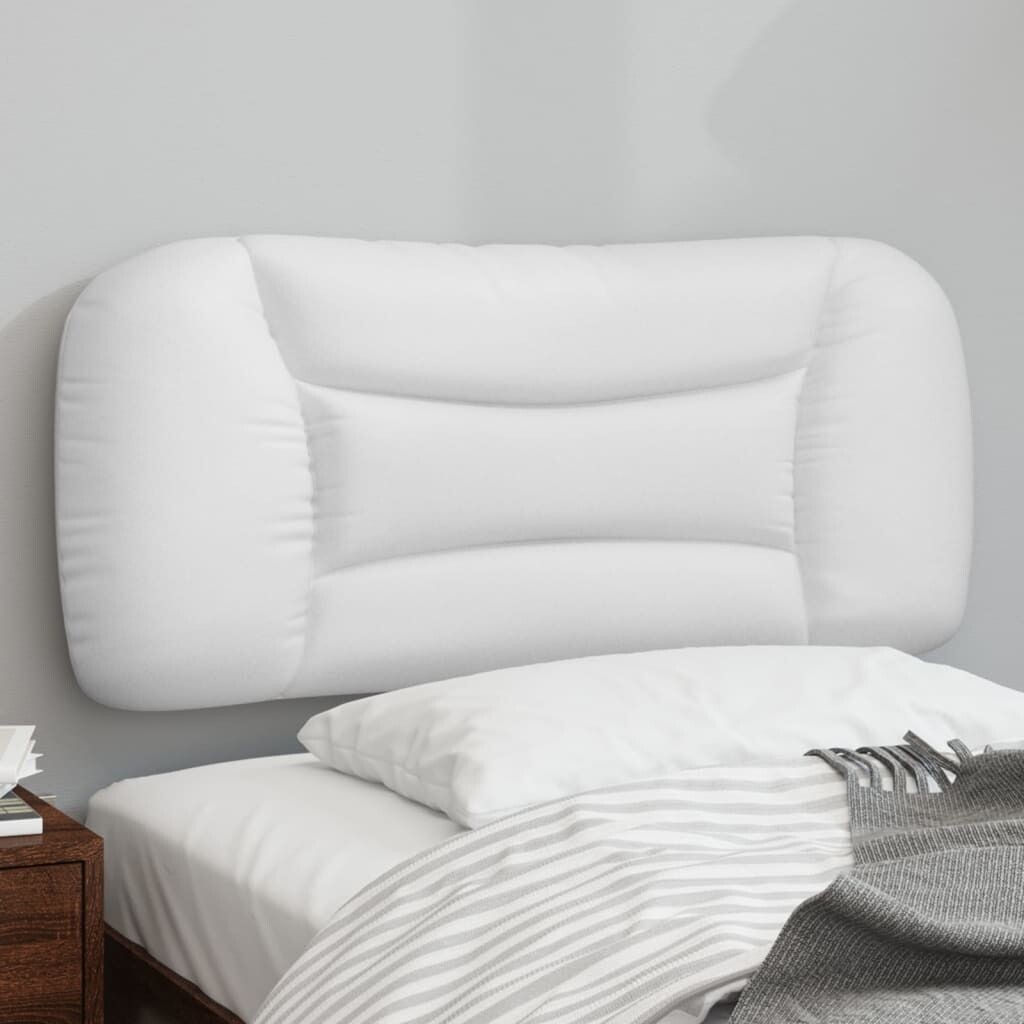 

Подушка на изголовье белая искусственная кожа 80 см DKD HOME DECOR