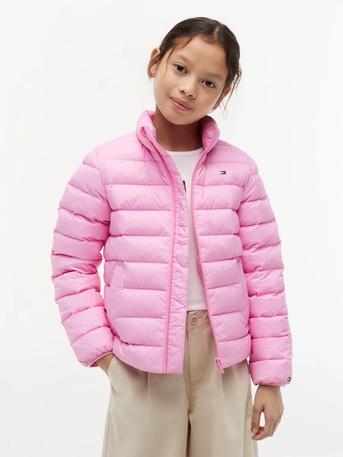 Куртка для межсезонья, незаменимая вещь. Tommy Hilfiger, Light Pink — фото 2