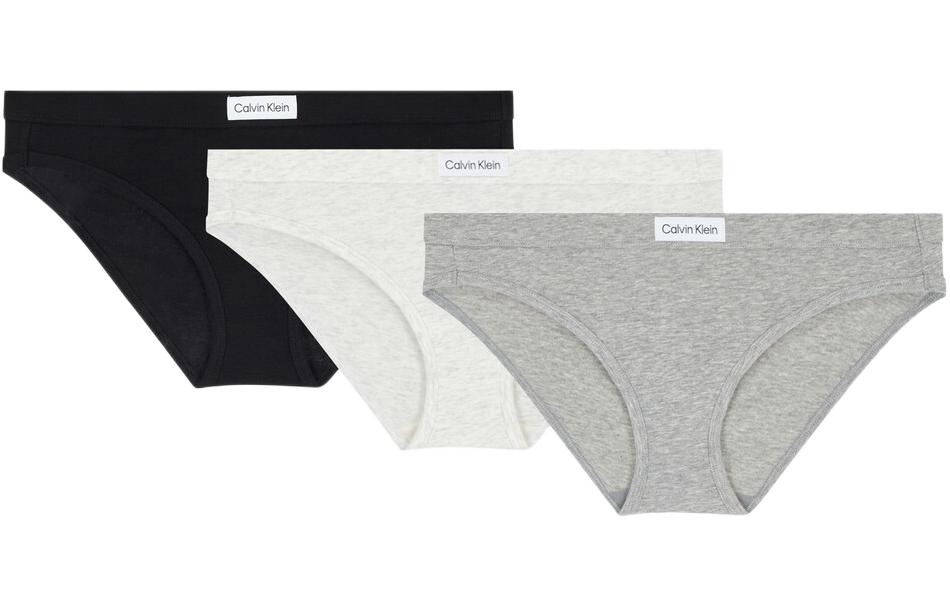 

Женские трусы CALVIN KLEIN, комплект из 3 пар, 3 Pack (Black+White+Gray)