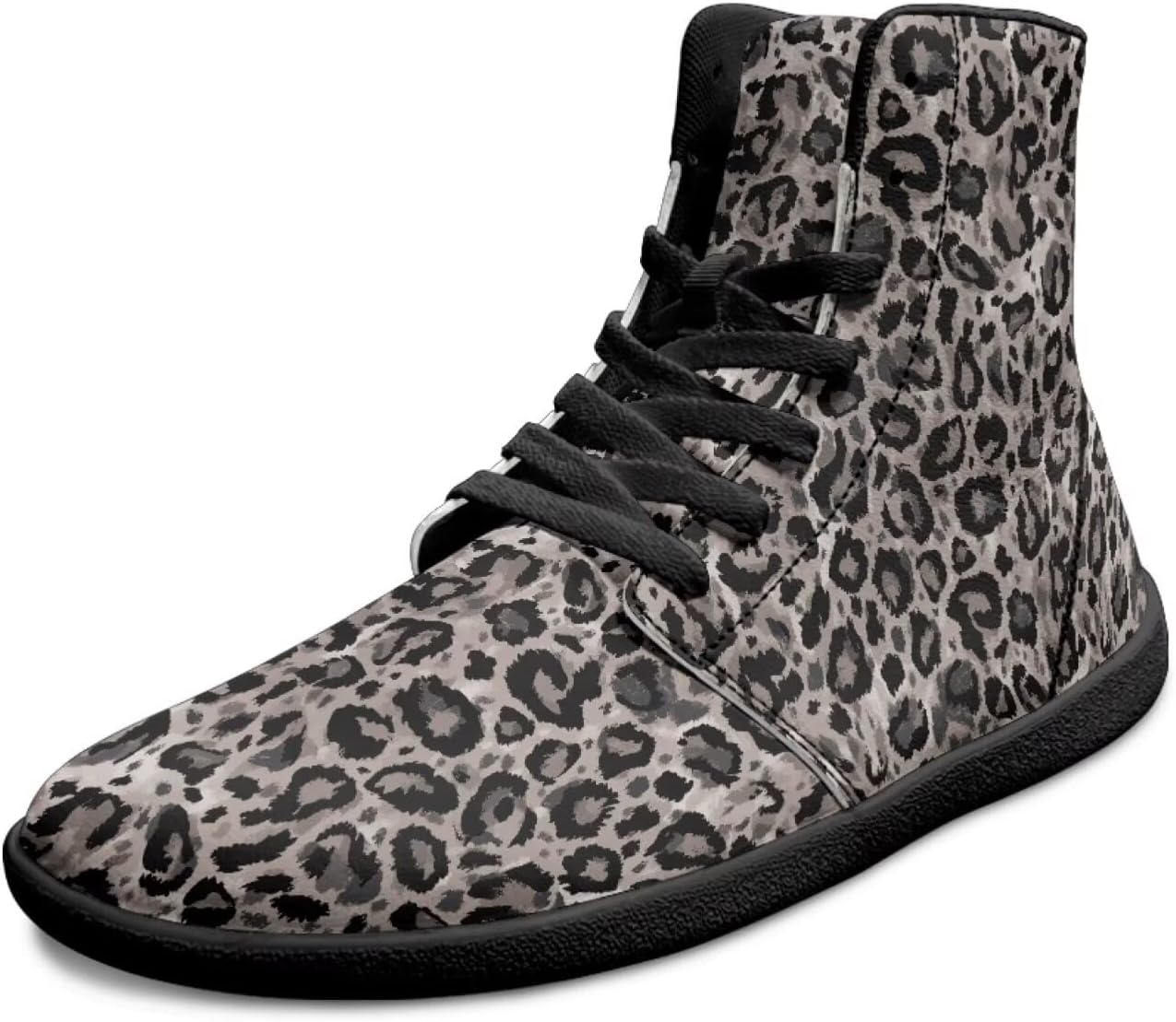 

Высокие кроссовки для мужчин с широким носком, для босой ноги, противоскользящие, для занятий на улице, ходьбы и тренировок, ботинки до щиколотки Xixirimido, серый